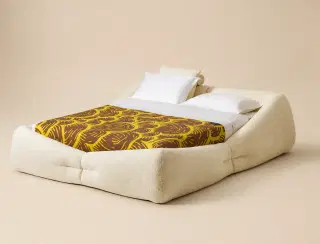 C116 Cassina Fabric Upholstered Bed 2