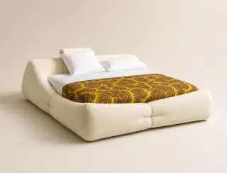 C116 Cassina Fabric Upholstered Bed 6