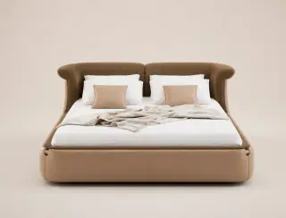 C105 Twin-Ear Upholstered Bed 3