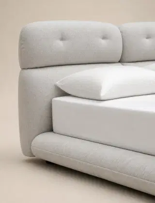 C035 Libra Fabric Upholstered Bed 7