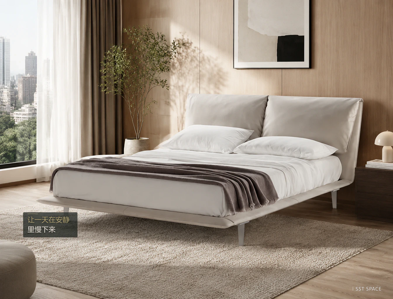 C052 Floating Elephant-Ear Bed 9