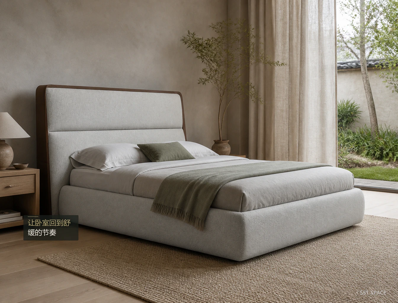 C103 Framed Upholstered Bed 14