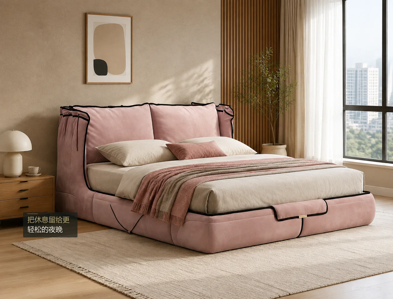C100 Pocket Upholstered Bed 7