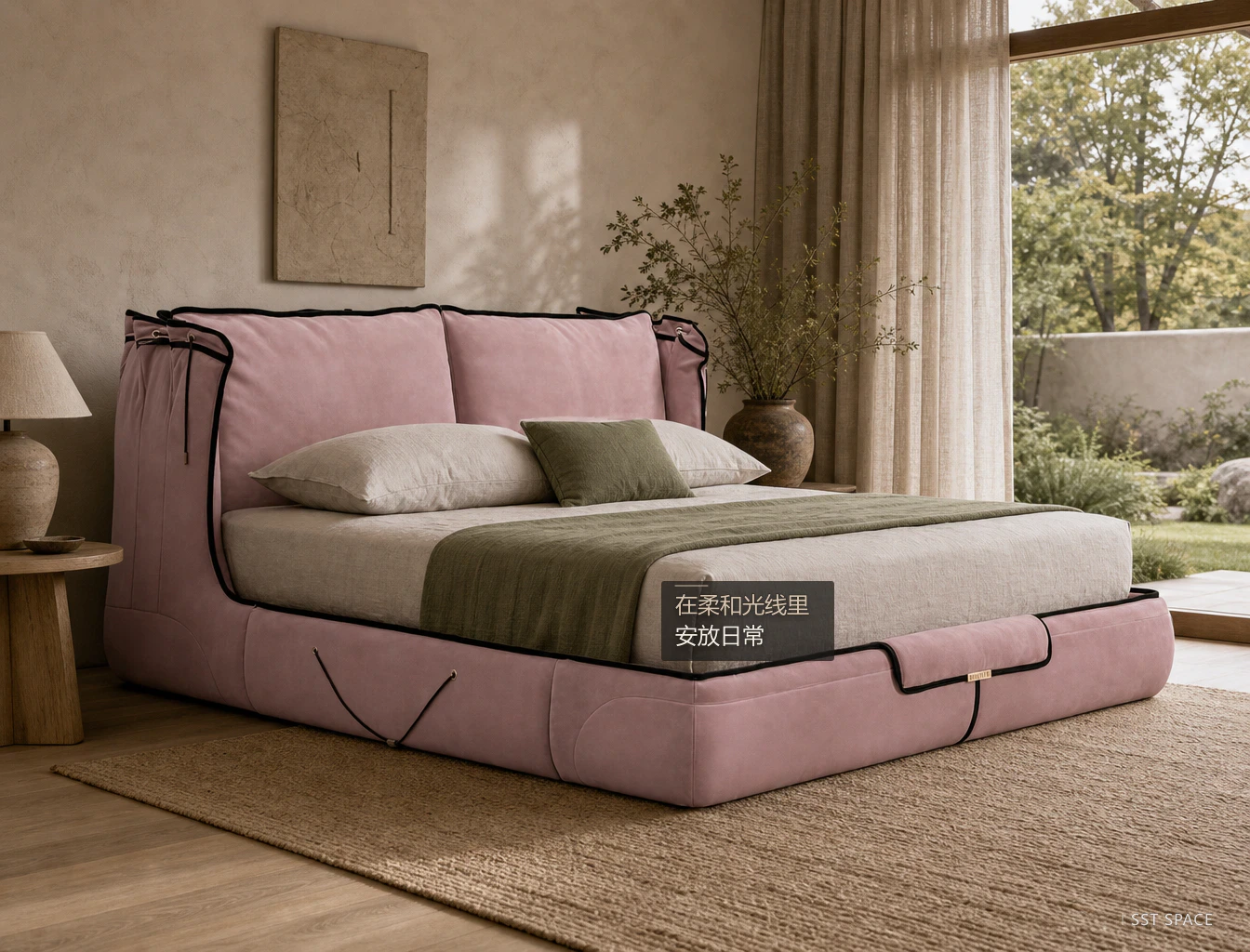 C100 Pocket Upholstered Bed 8