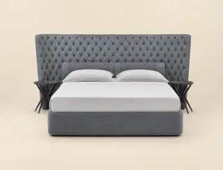 C117 Wide-Panel Upholstered Bed 2