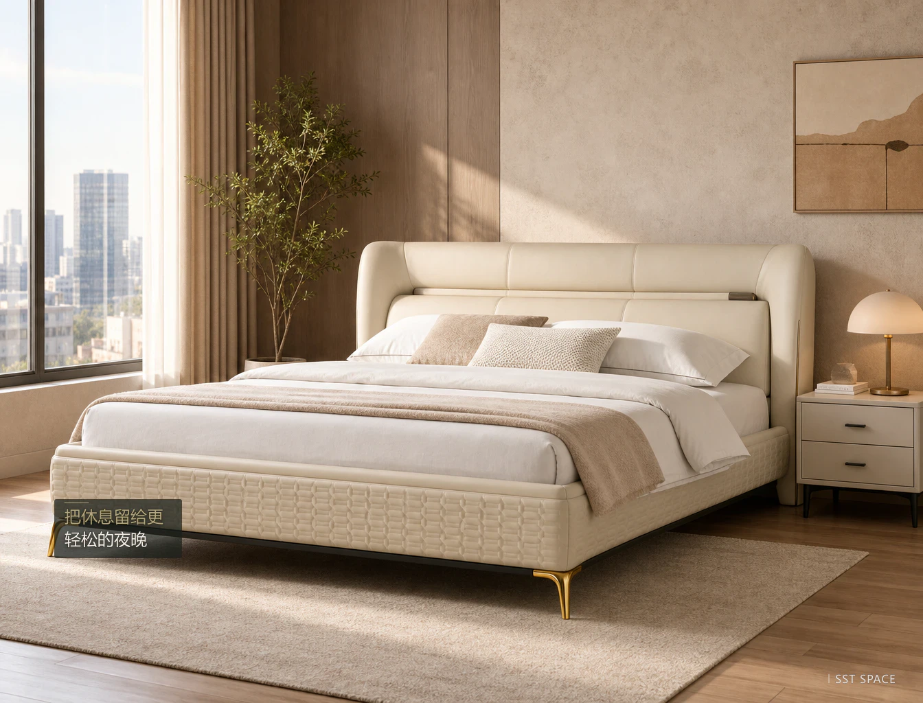 C086 Lamborghini Upholstered Bed 8