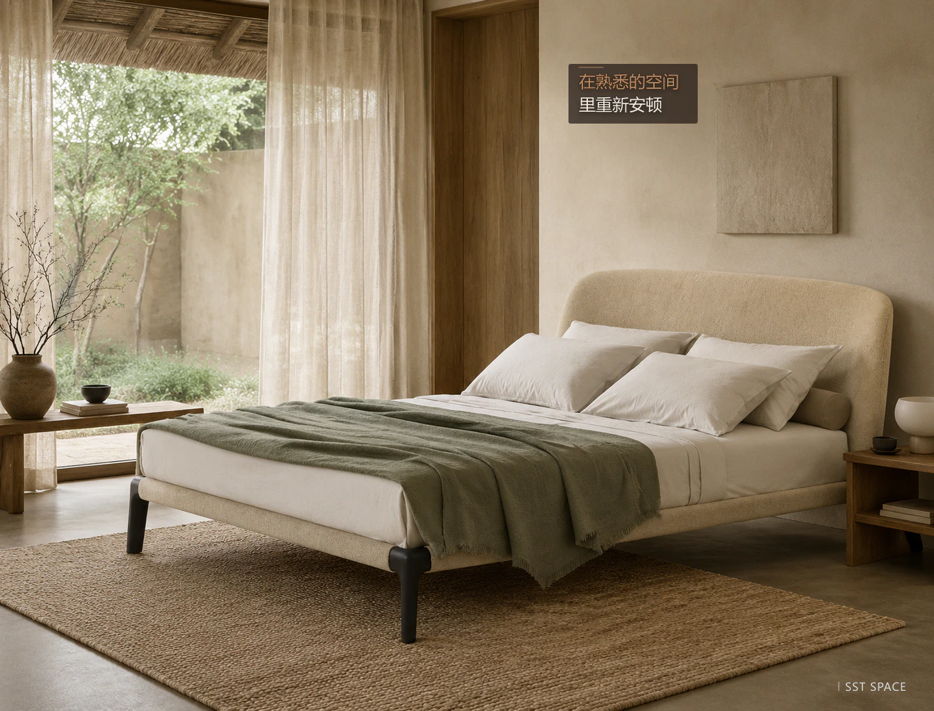 C111 Poliform Curve Bed 8