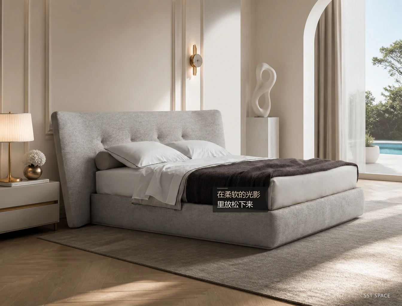 C028 Rever Wide-Panel Bed 13