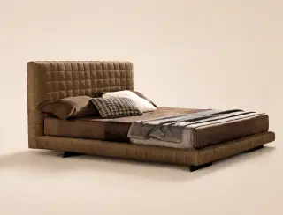 C026 Checkerboard Upholstered Bed 2