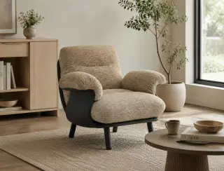 8115 Curved Lounge Chair 3