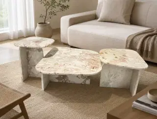CJ-75 Monet Garden Coffee Table 2