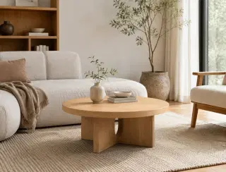 CJ-85 Light Oak Coffee Table 2