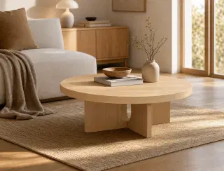 CJ-85 Light Oak Coffee Table 4