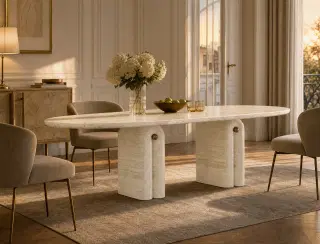 CT-32 Arched Dining Table 2