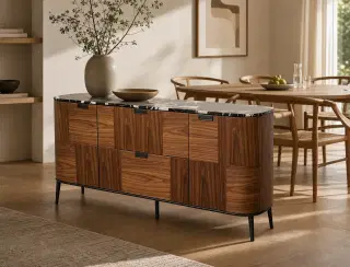 CBG-18 Walnut Patterned Sideboard 4