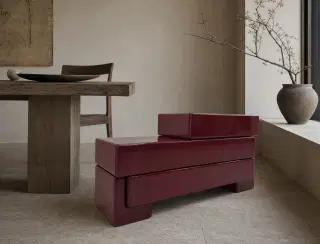 CBG-22 Burgundy Layered Sideboard 5