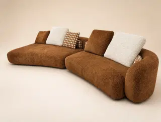 Aip Bessel Modern Chenille Sectional Sofa 1