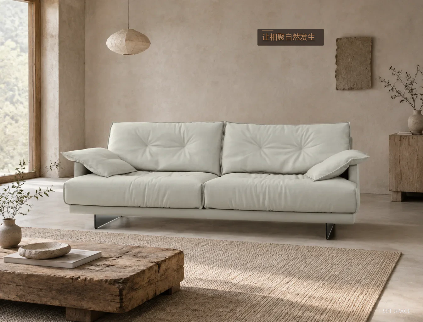 D8038 Caramel Leather Sofa 6