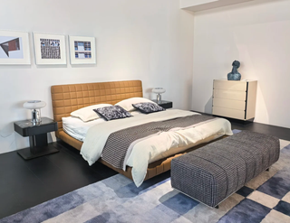 C026 Checkerboard Upholstered Bed 5