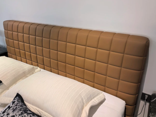 C026 Checkerboard Upholstered Bed 8