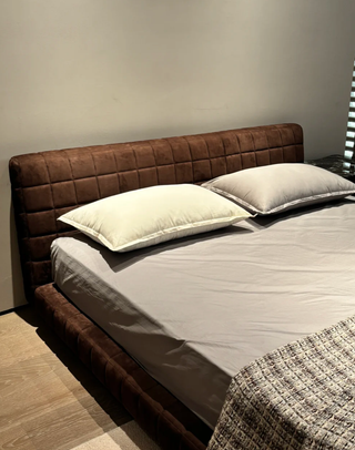 C026 Checkerboard Upholstered Bed 7
