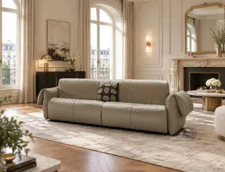 D9009 Mist Rock Cloud Retreat Three-Seater Sofa 5