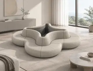 D6097 Cloud Bay Gathering · Circular Leisure Sofa 2