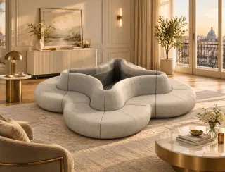 D6097 Cloud Bay Gathering · Circular Leisure Sofa 3