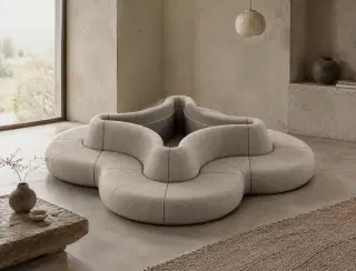 D6097 Cloud Bay Gathering · Circular Leisure Sofa 5