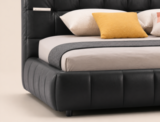 C101 Square Button-Tufted Bed 5