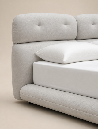 C035 Libra Fabric Upholstered Bed 5