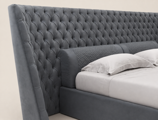 C117 Wide-Panel Upholstered Bed 3