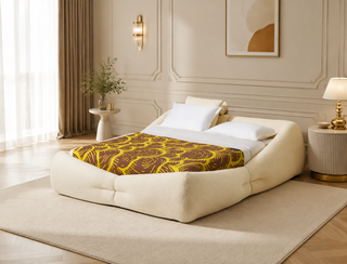 C116 Cassina Fabric Upholstered Bed 8