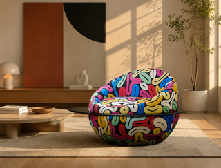 Star Planet Pop Art Lounge Chair 5