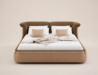 C105 Twin-Ear Upholstered Bed 1