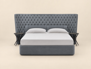 C117 Wide-Panel Upholstered Bed 1