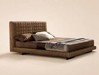 C026 Checkerboard Upholstered Bed 1