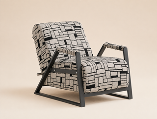 8098 Ink Sequence Lounge Chair 1