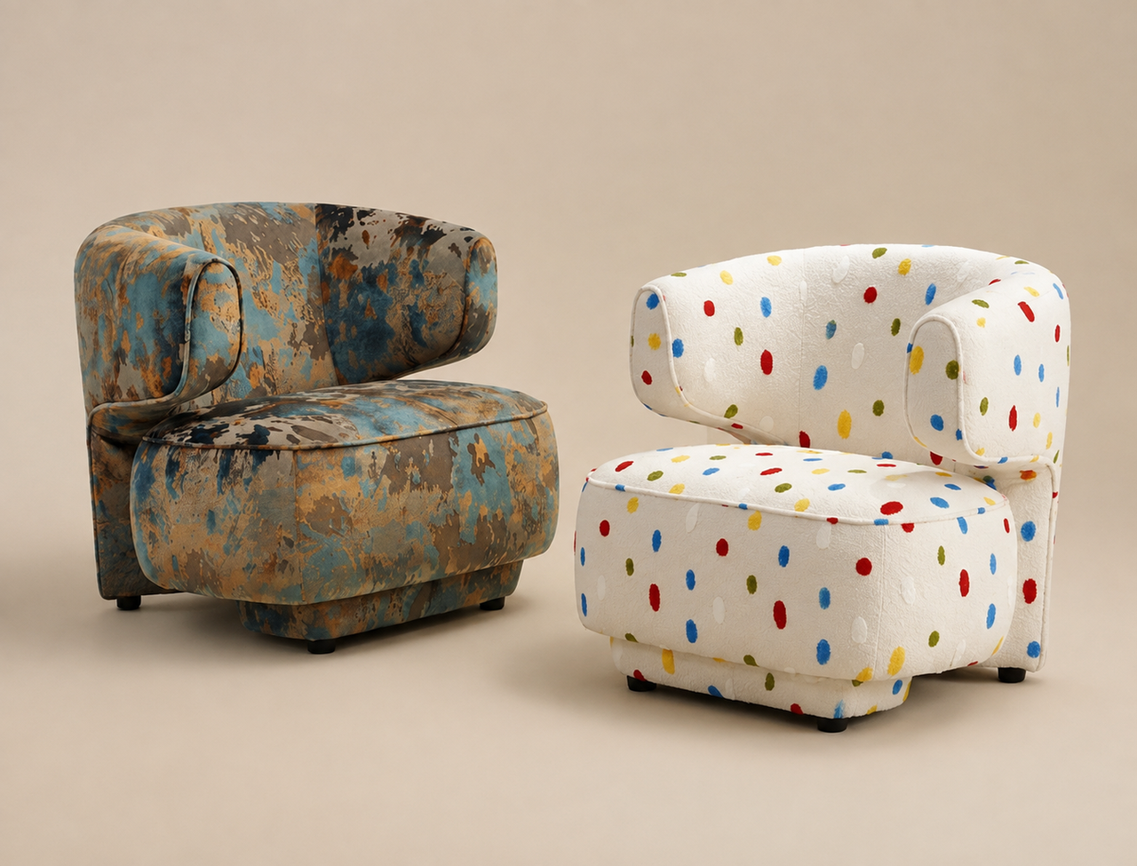 6112 Color-Dot Lounge Chair